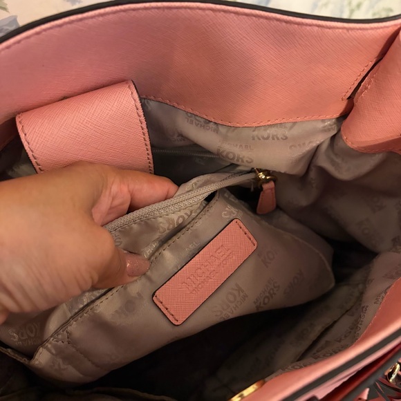 Michael Kors Pink Tote Bag - Picture 7 of 8